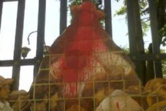 Misa de desagravio por destrucción de imágenes de Divina Pastora