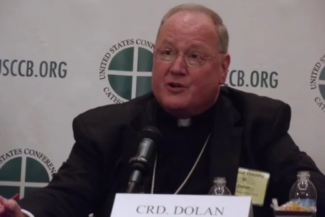 Cardenal Dolan: La Iglesia es “caricaturizada” como anti gay
