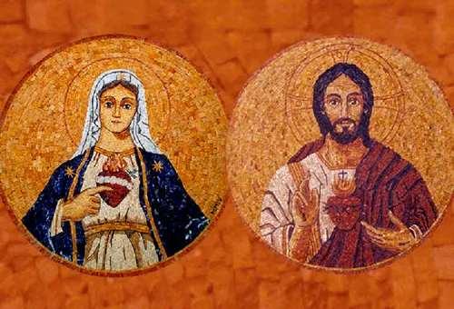 Corazón de María y Corazón de Jesús. Foto: ACI Prensa?w=200&h=150