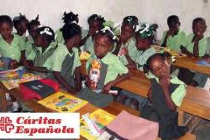 Cáritas España destina más de 900 mil dólares para educación en Haití