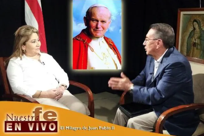 Protagonista del milagro de Juan Pablo II reza ante Virgen de Guadalupe en México