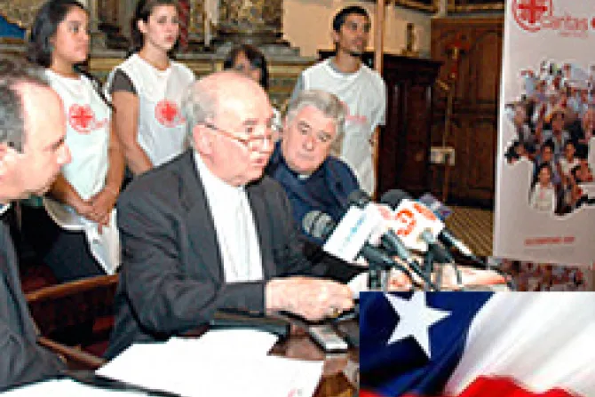 Cardenal Errázuriz anuncia campaña "Chile ora y apoya a Chile"