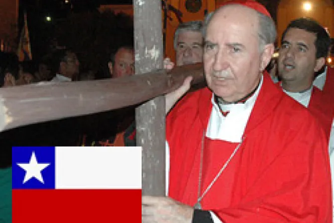 Cardenal Errázuriz pide rezar por mineros y sus familias en Chile