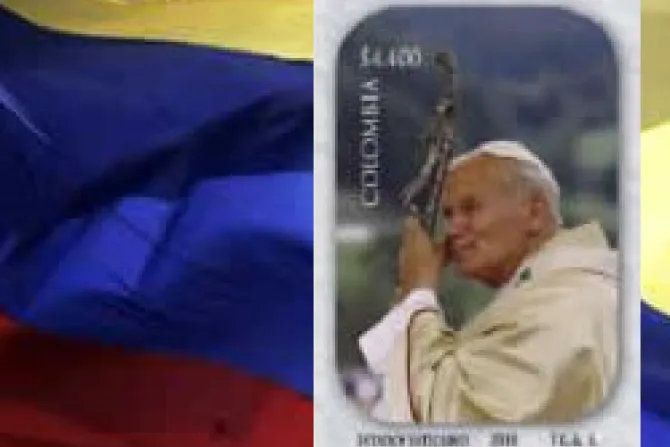 Gobierno de Colombia rinde homenaje a Juan Pablo II con 126 mil estampillas