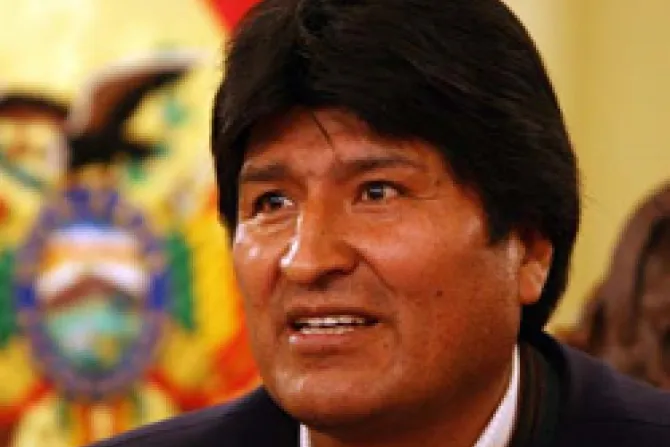 Evo Morales se reunirá con Benedicto XVI el próximo 17 de mayo