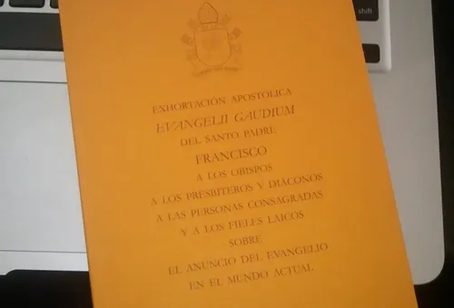 Exhortación Apostólica Evangelii Gaudium. Foto: ACI Prensa