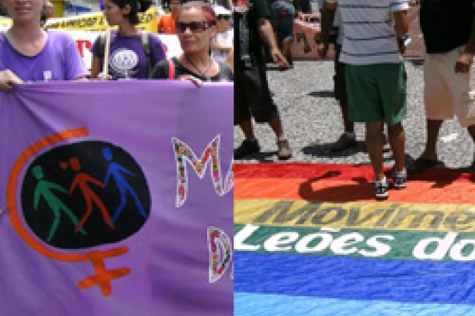 Grupos radicales aprovechan marcha católica para promover aborto en Brasil