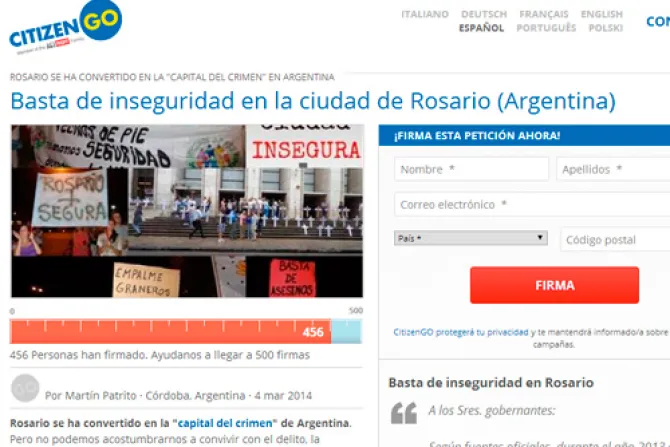 Argentina: No podemos acostumbrarnos al delito, la inseguridad y la muerte, reclama Arzobispo