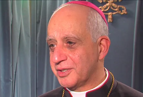 Mons. Rino Fisichella, Presidente del Pontificio Consejo para la promociòn de la Nueva Evangelización (Foto ACI Prensa)