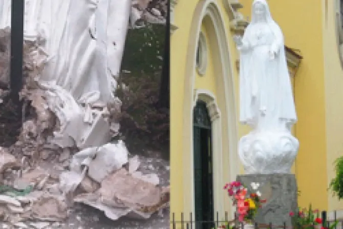 Cardenal Cipriani lamenta destrucción de imágenes de la Virgen María en Lima