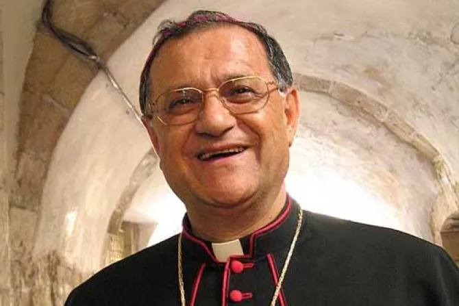 Patriarca Latino de Jerusalén invita al Papa a visitar Tierra Santa