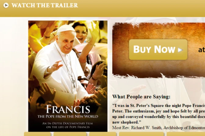 [VIDEO] Documental sobre el Papa Francisco entre los regalos más populares de Navidad