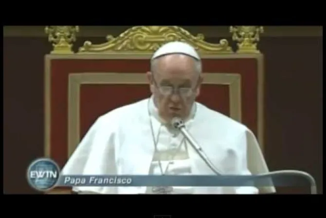 VIDEO y TEXTO COMPLETO: Discurso de Papa a los periodistas el 16 de marzo