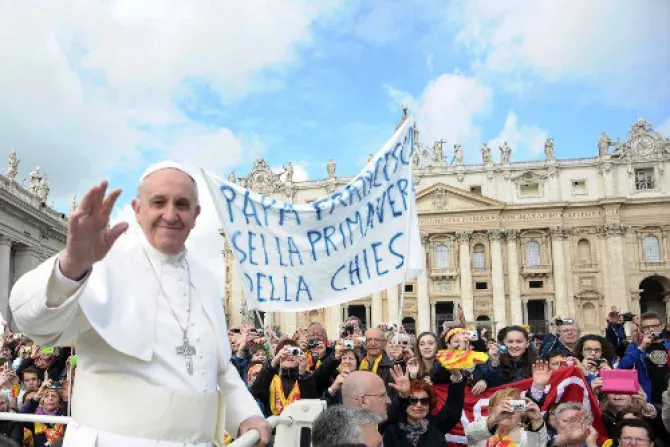 Audiencia general: ¡La Resurrección de Cristo es nuestra fuerza!, exclama el Papa Francisco
