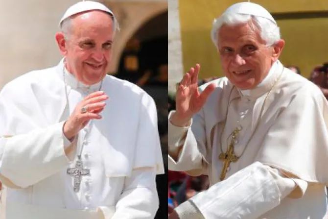 No hay divergencia entre Francisco y Benedicto XVI, precisan tras entrevista