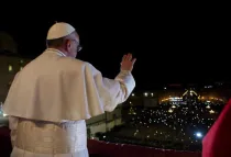 Papa Francisco, la noche de su elección. Foto: L'Osservatore Romano