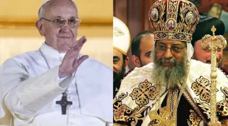 Histórico encuentro: El Papa recibe al líder de la Iglesia Copta Ortodoxa de Egipto