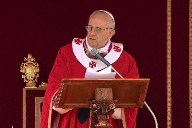 TEXTO COMPLETO: Homilía del Papa Francisco en Misa por Domingo de Ramos 2013