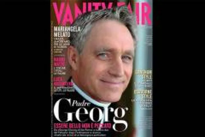 Secretario del Papa no posó para portada de Vanity Fair, revista usó imagen sin permiso