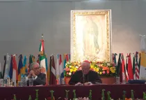 Cardenal Marc Ouellet en la conferencia de hoy (foto ACI Prensa)
