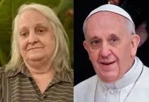 María Elena Bergoglio y su hermano el Papa Francisco