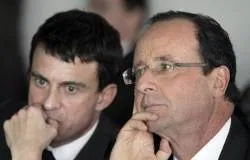 Manuel Valls y François Hollande