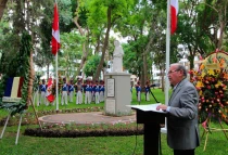 Homenaje a madre Hermasie Paget. Foto: Municipalidad de San Isidro