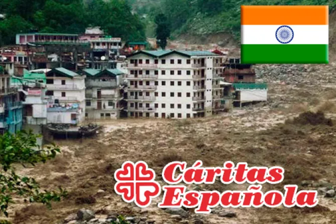 Cáritas España enviará 30 mil euros a la India tras inundaciones