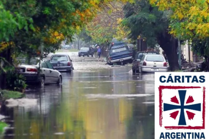 Cáritas Argentina entregó 1.500 toneladas de alimentos a damnificados por inundaciones