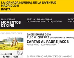 Ciclo de cine será parte de preparativos para JMJ Madrid 2011