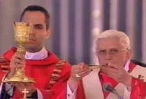 P. Jorge Olaechea junto a Benedicto XVI