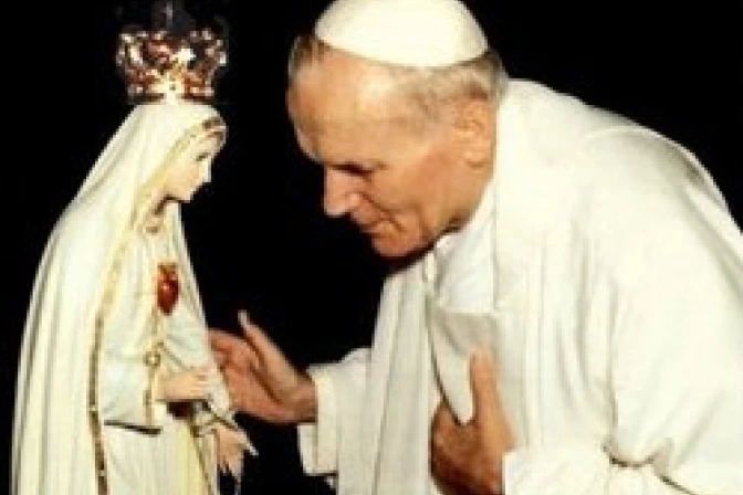 Juan Pablo II amaba a la Virgen María también cuando escribía