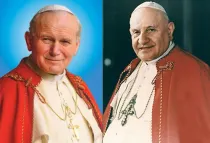 Juan Pablo II y Juan XXIII