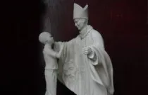 La imagen de Juan Pablo II que será colocada en Lince