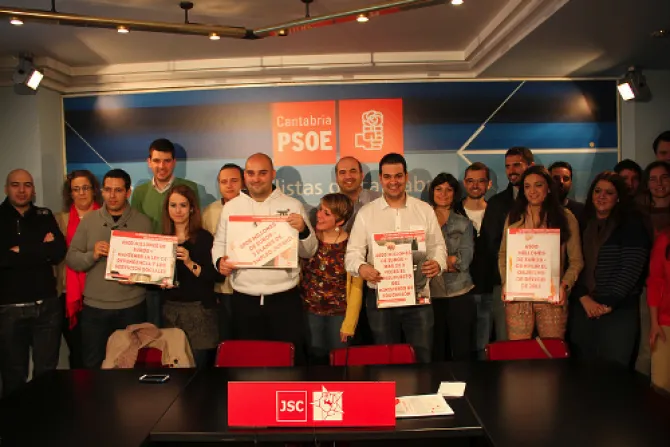 Jóvenes socialistas mienten sobre financiamiento de la Iglesia en España