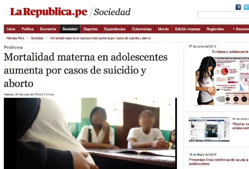 Otra vez La República manipula información para promover aborto en Perú