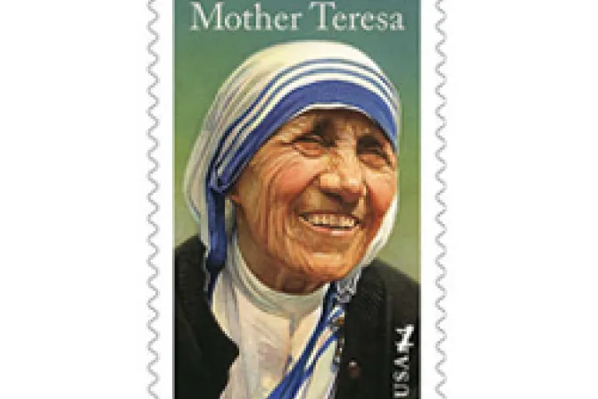 Estadounidenses lanzan estampilla en honor a la Madre Teresa