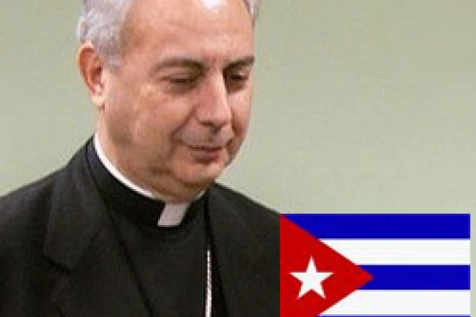 No descartan en Cuba reunión entre Mons. Mamberti y Raúl Castro