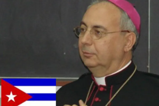Obispos de Cuba confían en que visita de Mons. Mamberti se traduzca en nuevas excarcelaciones