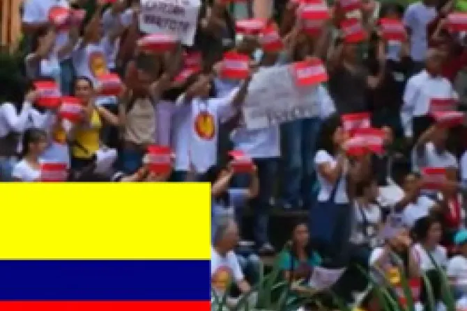 Miles de colombianos defendieron la vida contra "cátedra del aborto"