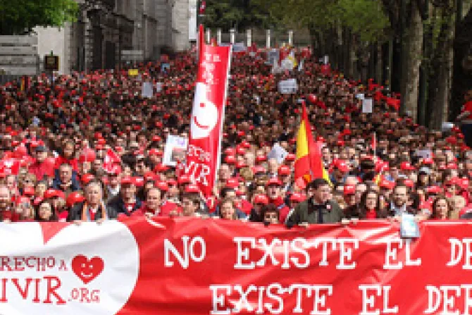 Anuncian manifestaciones provida por toda España para 7 de marzo