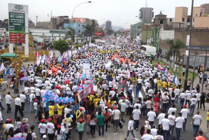 [FOTOS] La gran Marcha por la Vida Lima 2014