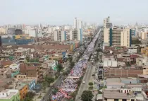 Más de 250 mil participantes en la Marcha por la Vida en Lima. Foto: Arzobispado de Lima