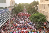Masiva Marcha por la Vida en Piura. Foto: Arzobispado de Piura