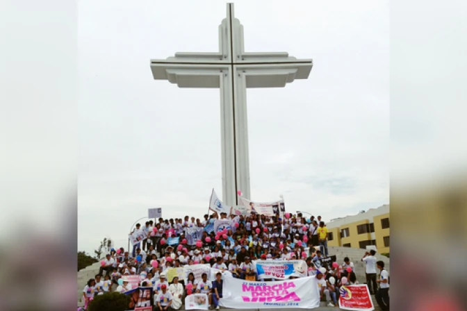 [VIDEO] Perú: Rotundo éxito de primera Marcha por la Vida en Trujillo