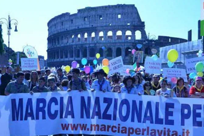 Domingo 12 de mayo: Miles dirán sí a la vida y no al aborto en Roma