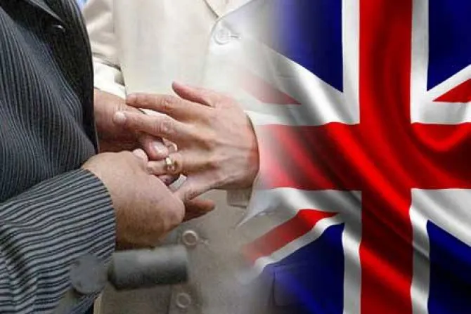 Obispos católicos de Reino Unido critican aprobación de "matrimonio" gay