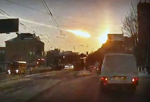 El meteorito que cayó en Rusia (captura youtube)