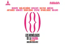 Afiche de Los Monólogos de la Vagina en Perú. Fuente: Facebook oficial de Jason Day