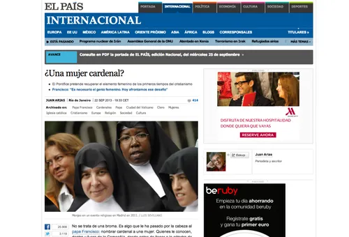 Sitio web de El País